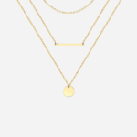 Колие „Aurelia“, златно покритие 18к, неръждаема стомана